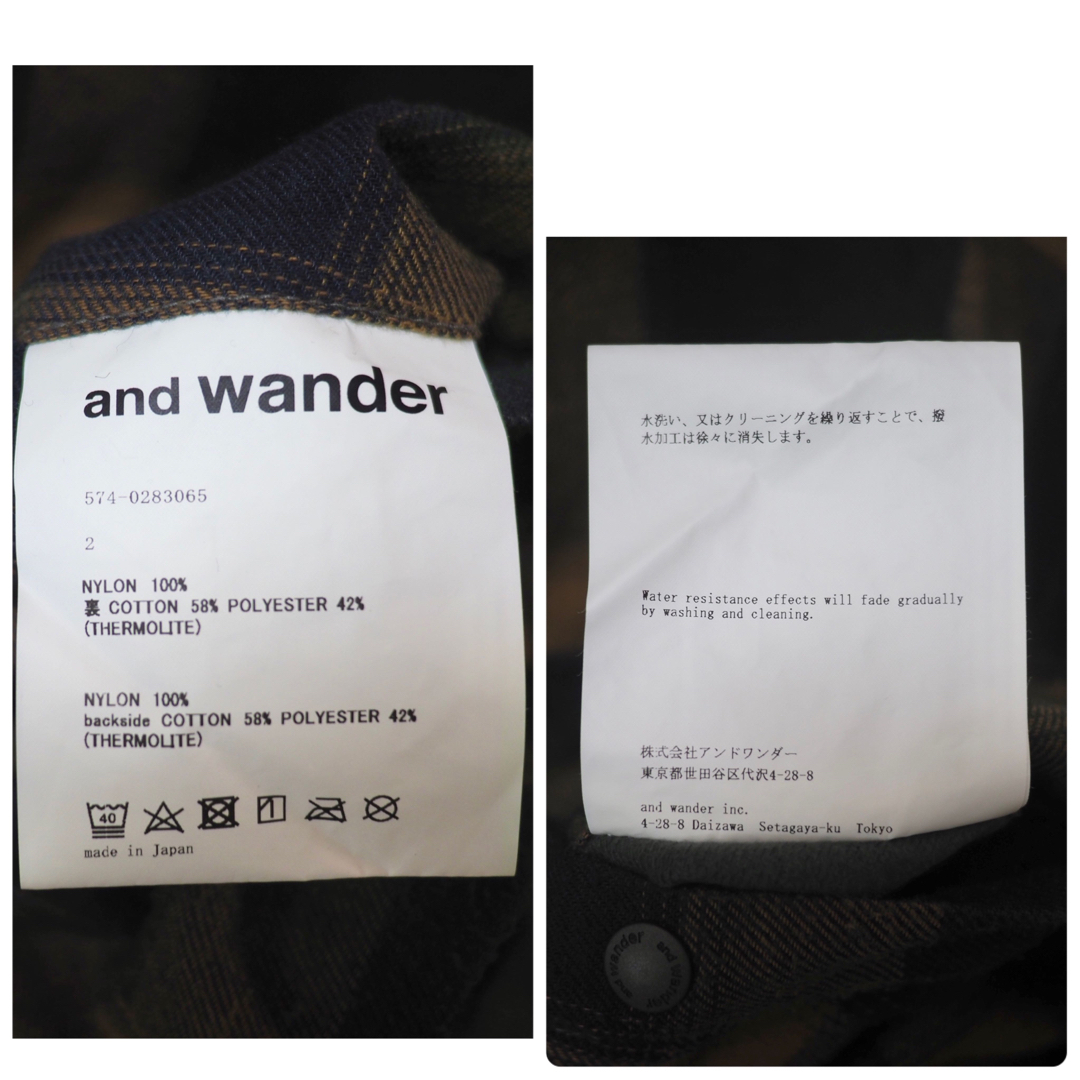 and wander(アンドワンダー)のand wander 19AW Reversible Nylon JKT-2 メンズのジャケット/アウター(ナイロンジャケット)の商品写真