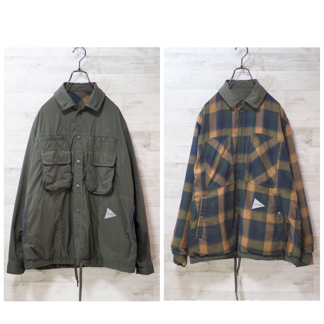 and wander(アンドワンダー)のand wander 19AW Reversible Nylon JKT-2 メンズのジャケット/アウター(ナイロンジャケット)の商品写真