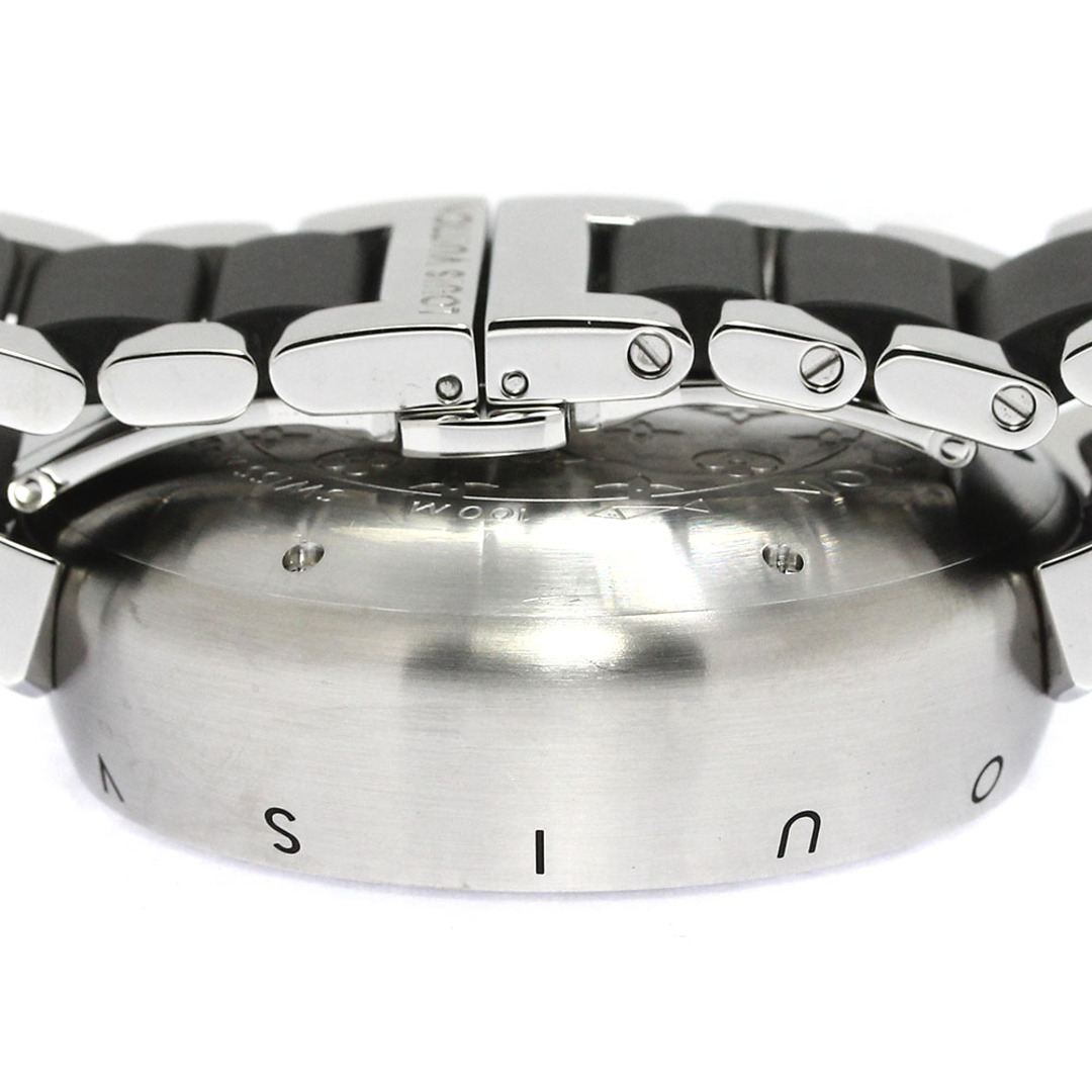 LOUIS VUITTON(ルイヴィトン)のルイ・ヴィトン LOUIS VUITTON Q109G タンブール インブラック パワーリザーブ デイト 自動巻き メンズ 良品 _780594 メンズの時計(腕時計(アナログ))の商品写真