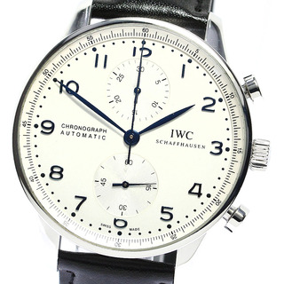インターナショナルウォッチカンパニー(IWC)のIWC IWC SCHAFFHAUSEN IW371446 ポルトギーゼ クロノグラフ 自動巻き メンズ 良品 _779149(腕時計(アナログ))