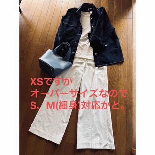 エイチアンドエム(H&M)の値下げ☆抜け感☆新品☆デニム素材オーバーサイズ/シャツジャケット(Gジャン/デニムジャケット)