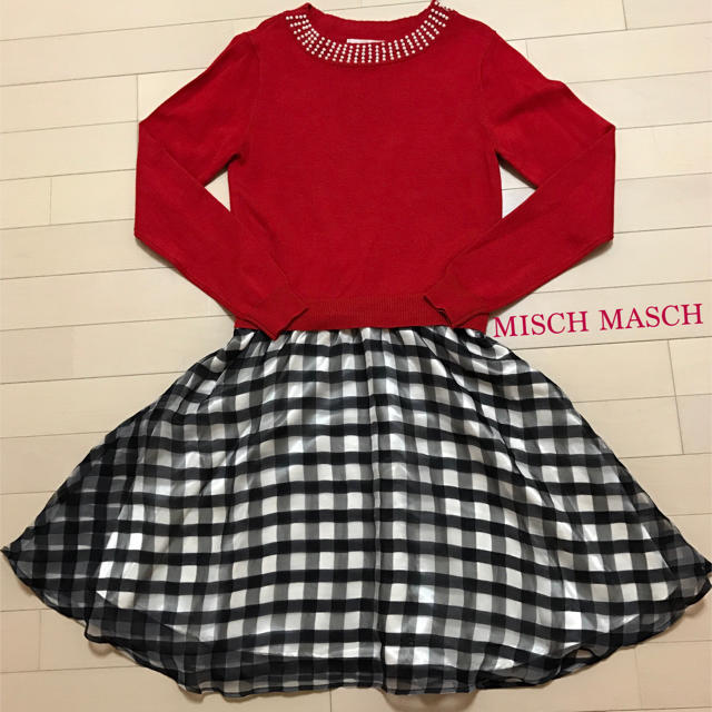 MISCH MASCH(ミッシュマッシュ)の新品 MISCH MASCH ワンピース レディースのワンピース(ひざ丈ワンピース)の商品写真