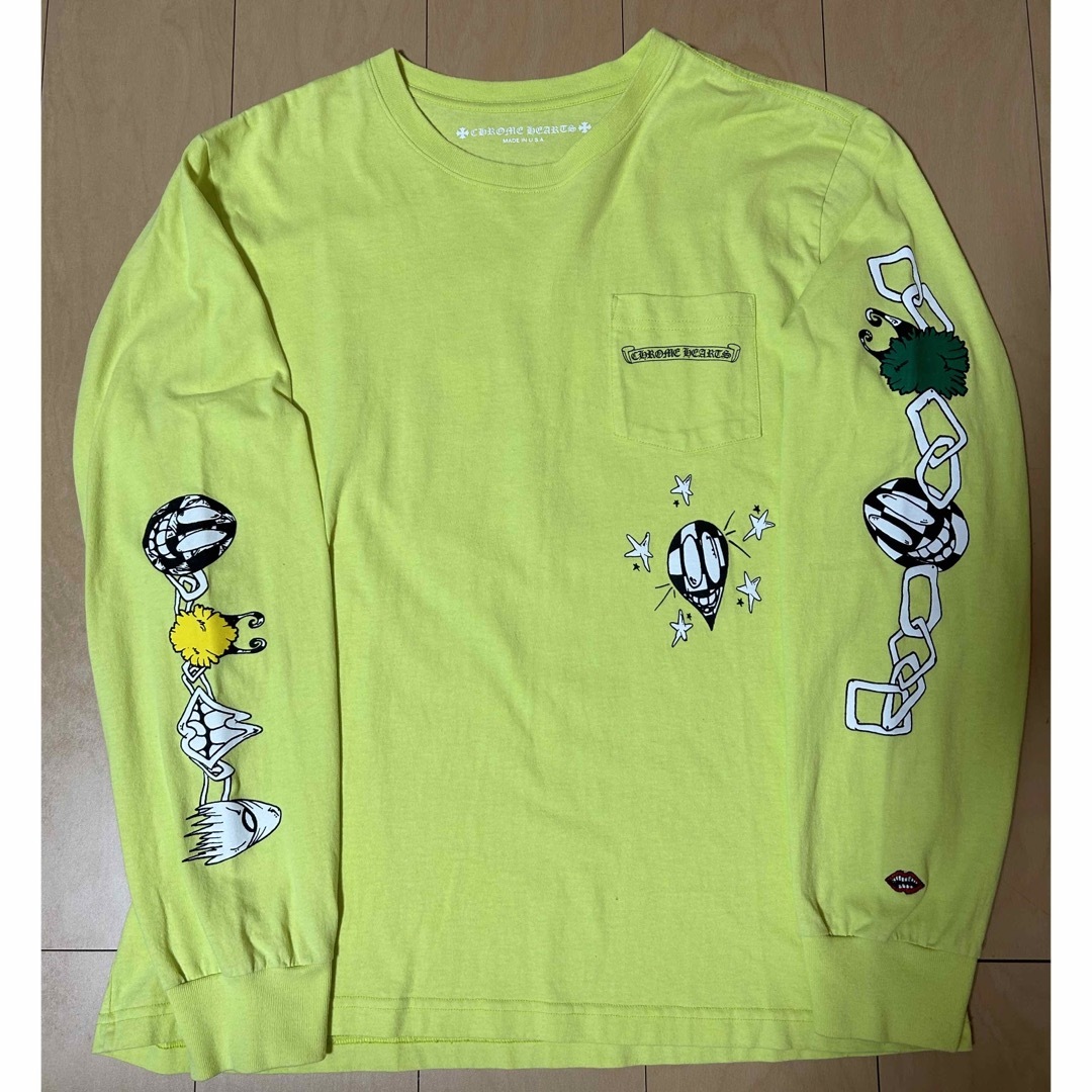 Chrome Hearts(クロムハーツ)の浜崎あゆみ着クロムハーツ マッティ CHAIN GAME ロンT グリーン M メンズのトップス(Tシャツ/カットソー(七分/長袖))の商品写真