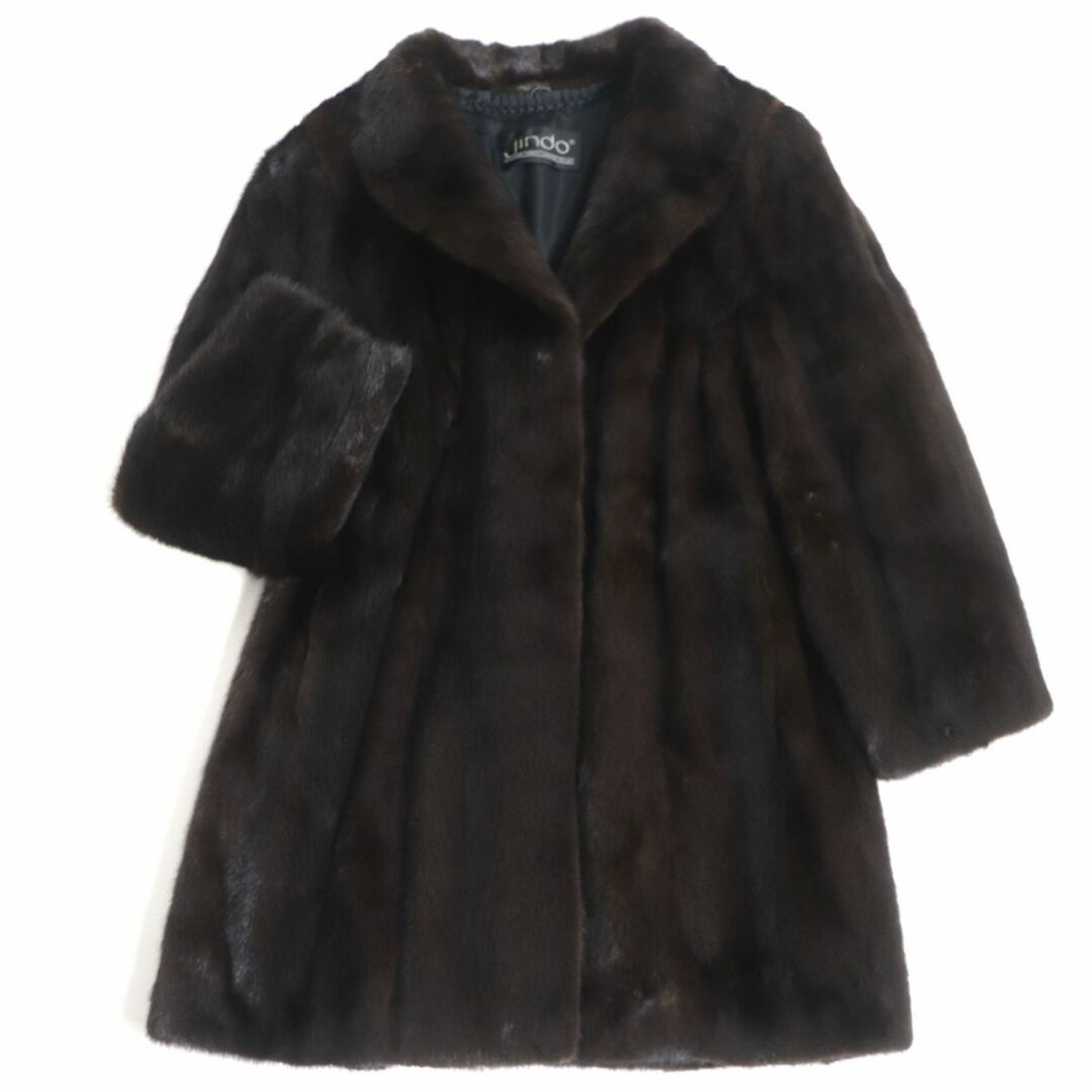 美品】SAGA MINK サガミンク ファーコート 毛皮 大きいサイズ L-