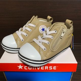 コンバース(CONVERSE)のコンバース オールスター キッズ ベビー ベージュ(スニーカー)