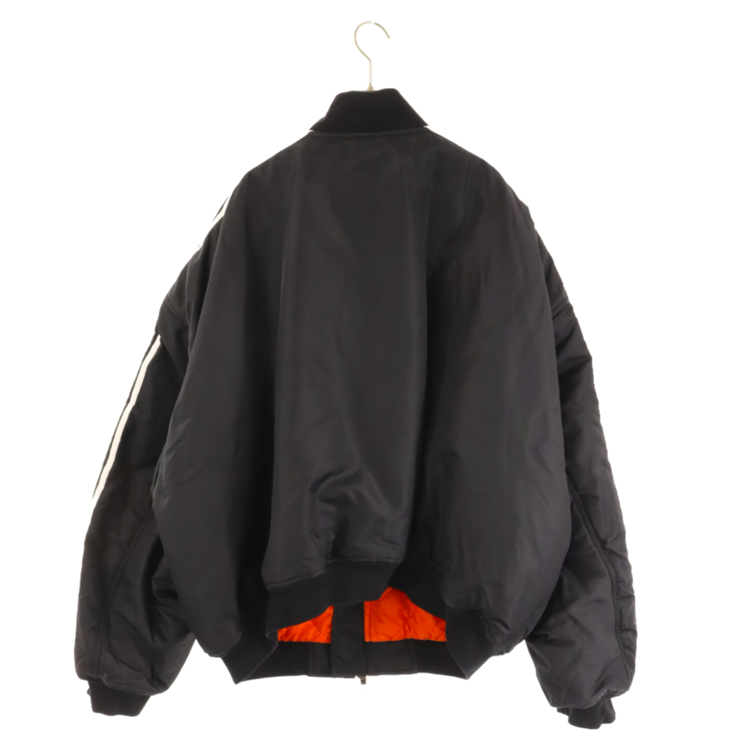 Balenciaga(バレンシアガ)のBALENCIAGA バレンシアガ 23SS×adidas SIDE LINE BOMBER JACKET×アディダス サイドラインボンバージャケット MA-1 ブラック 725335 メンズのジャケット/アウター(フライトジャケット)の商品写真