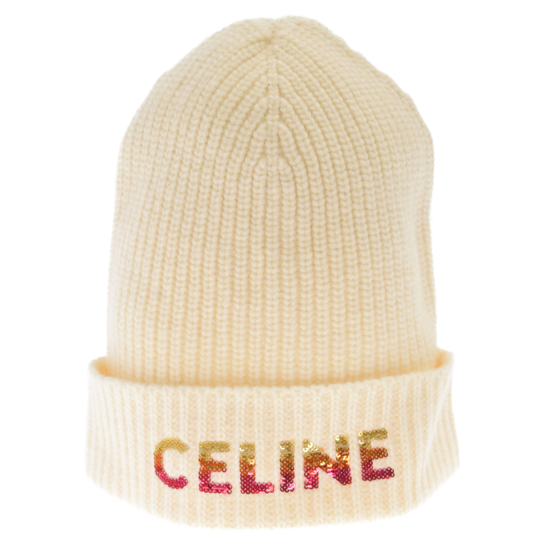 celine - CELINE セリーヌ 22AW Embroidered Beanie in Ribbed Wool