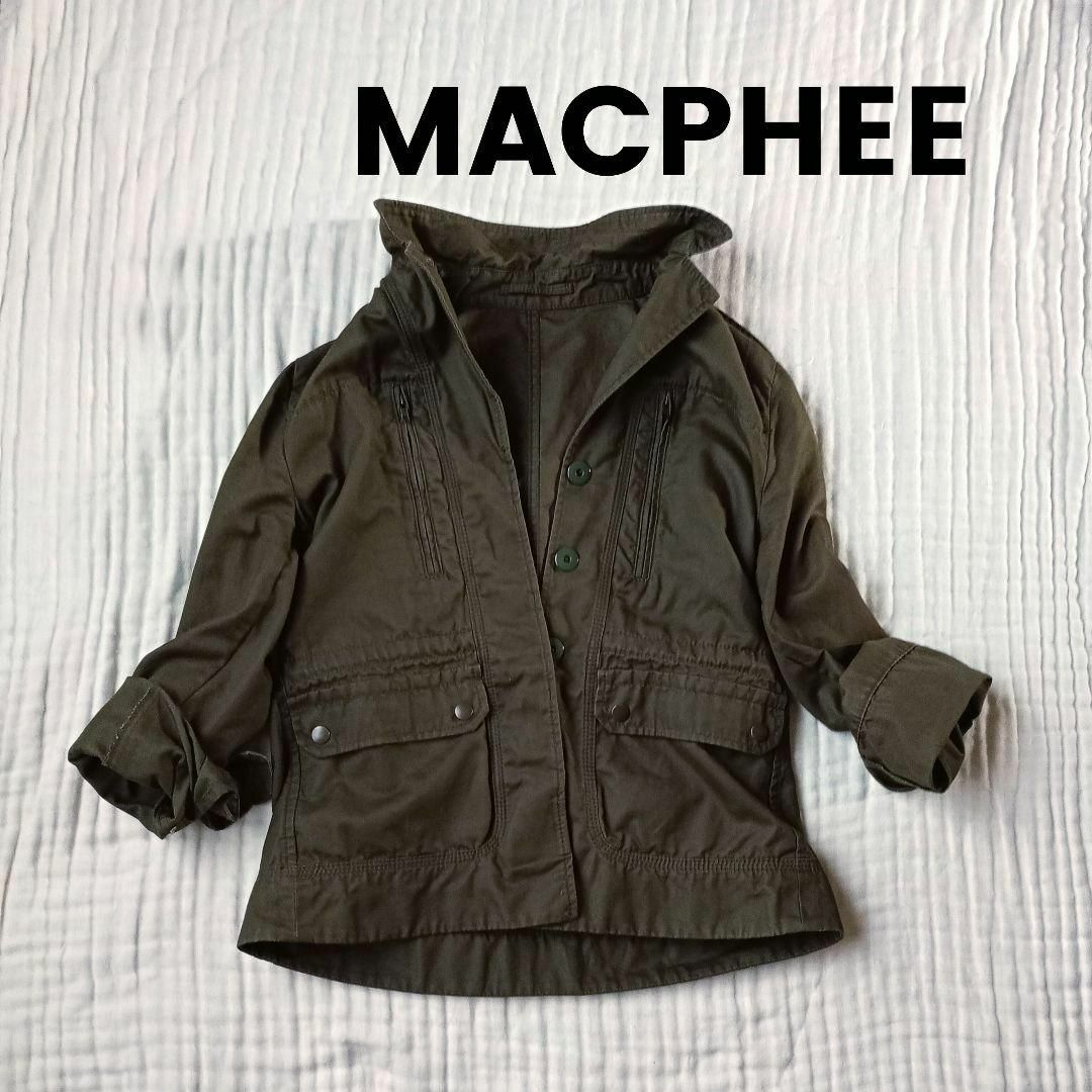 MACPHEE - MACPHEE マカフィー ミリタリー ジャケット カーキ アウター