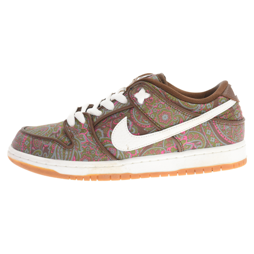 NIKE SB ナイキエスビー DUNK LOW PRM Brown Paisley DH7534-200 ダンクロー ローカットスニーカー US8/26cm ブラウンペイズリー