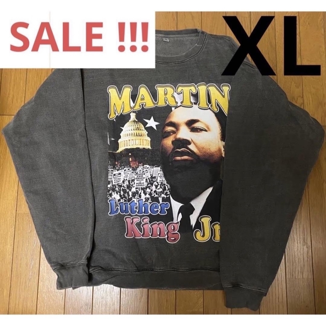 Retro Finest Tees Martin Luther King XLスウェット