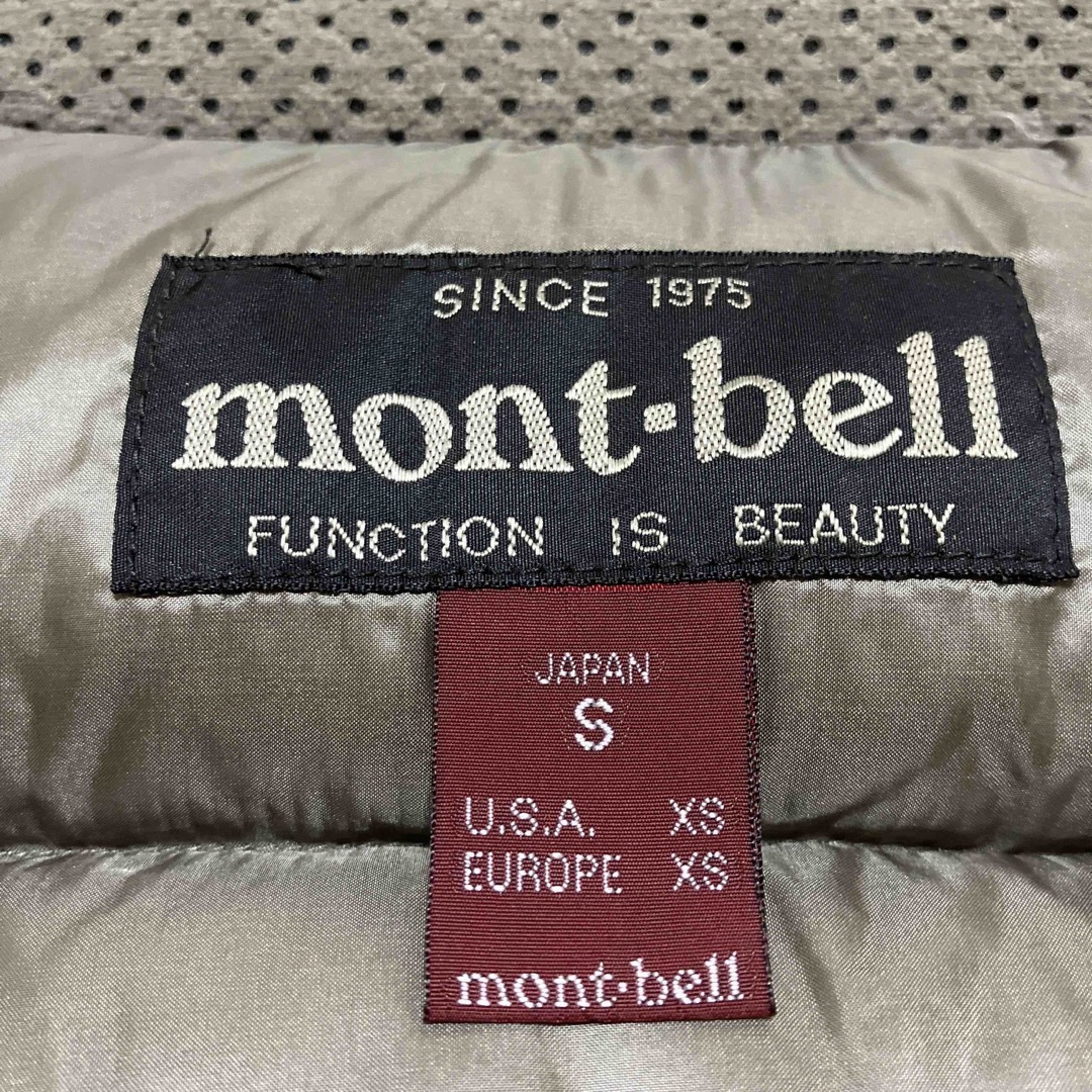モンベル　mont-bell ネージュダウンジャケット　グレー　Sサイズ