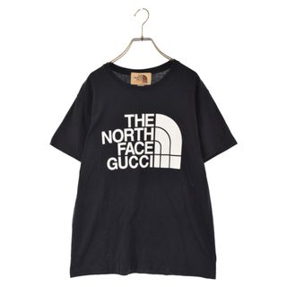 グッチ ノースフェイス メンズ Tシャツ 半袖 Lサイズ 672475 美品