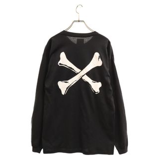 ダブルタップス(W)taps)のWTAPS ダブルタップス CROSS BONE L/S Tee クロスボーン プリント 長袖Tシャツ ブラック(Tシャツ/カットソー(七分/長袖))