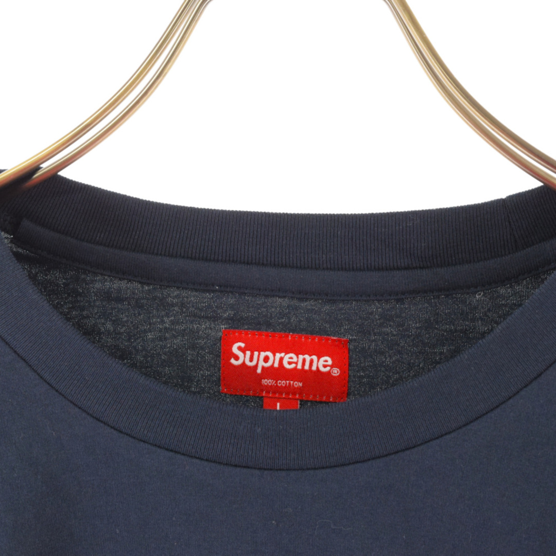 supreme small box logo tee ネイビー　S