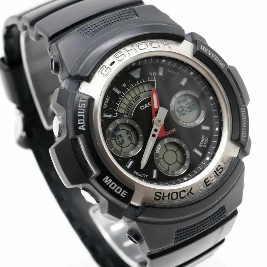 《一点物》G-SHOCK 腕時計 ブラック アナデジ 20気圧防水 メンズ