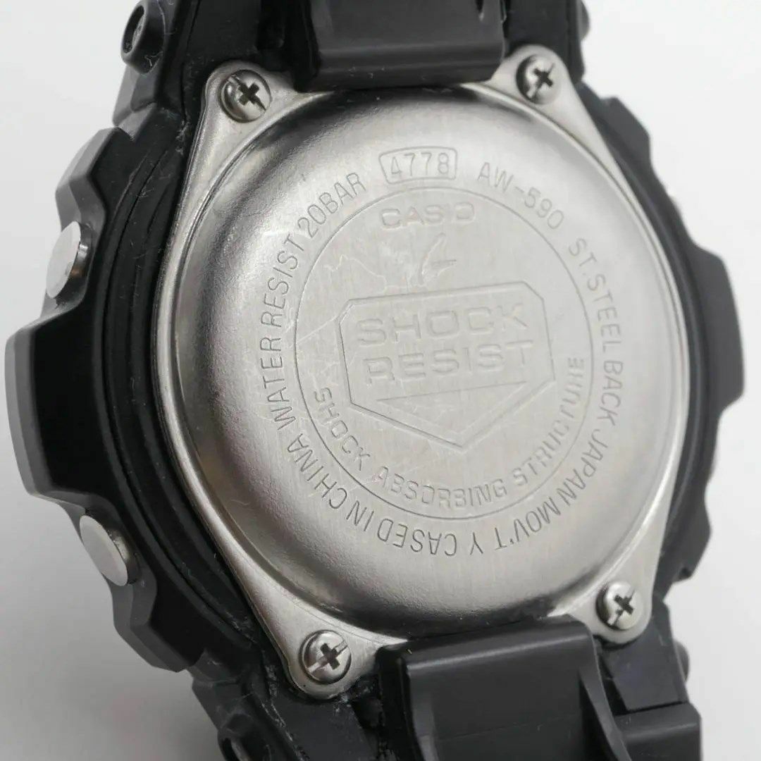 《人気》G-SHOCK 腕時計 ブラック アナデジ 20気圧防水 メンズo