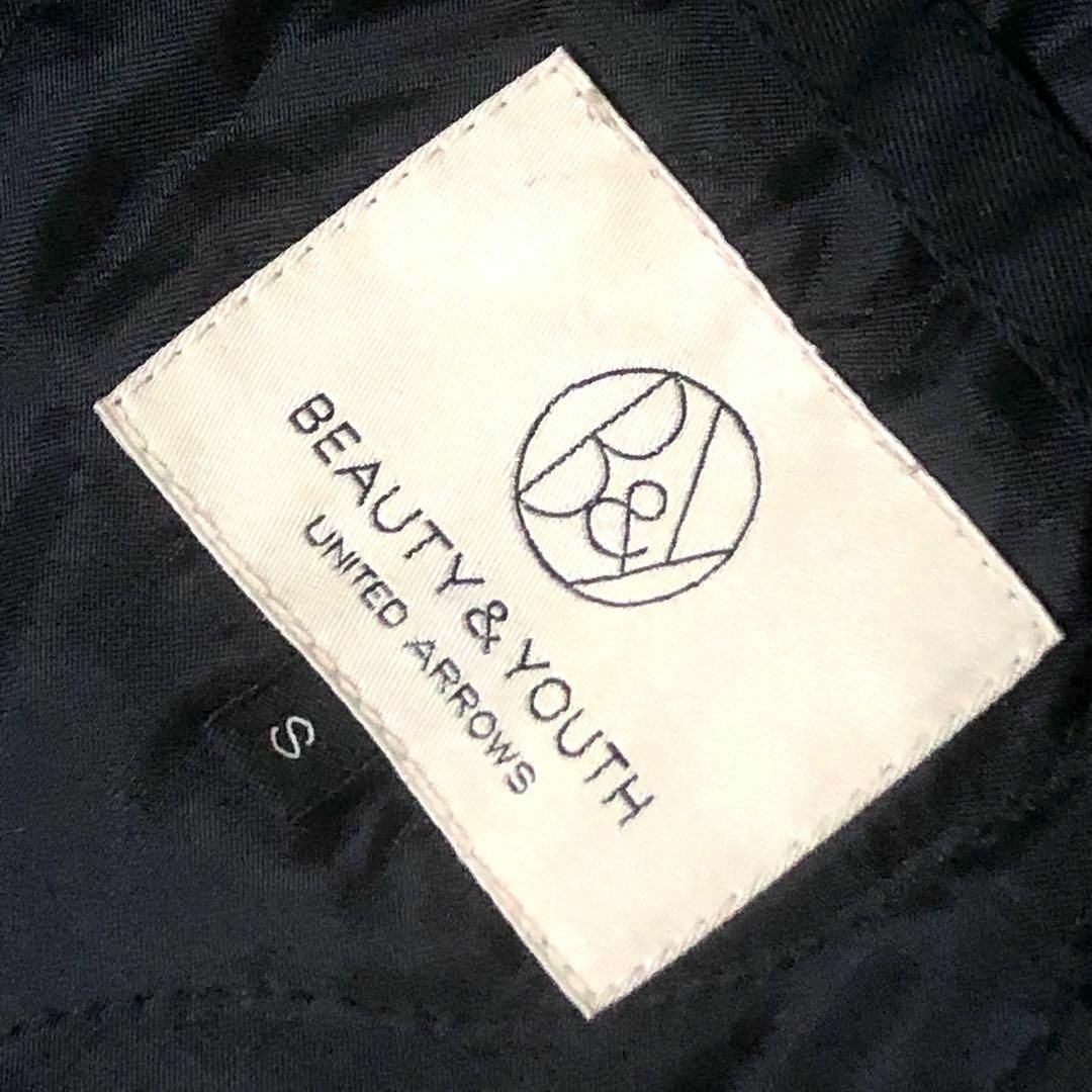 BEAUTY&YOUTH UNITED ARROWS(ビューティアンドユースユナイテッドアローズ)のビューティーアンドユース　モッズコート　ネイビー　S　ファー　中綿　N3B メンズのジャケット/アウター(モッズコート)の商品写真