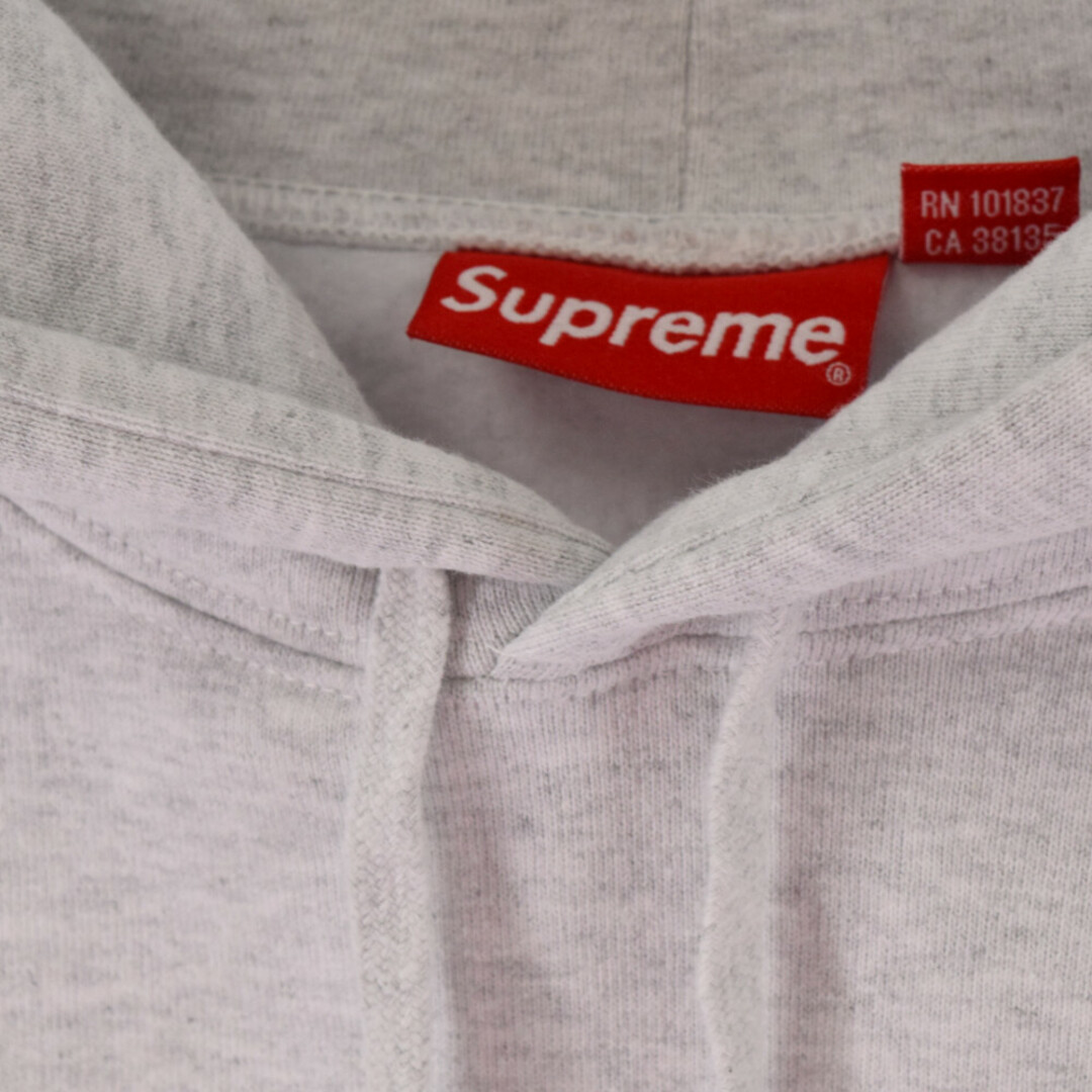 SUPREME シュプリーム 22SS Bling Box Logo Hooded Sweatshirt ブリング ボックスロゴ プルオーバーパーカー フーディ グレー