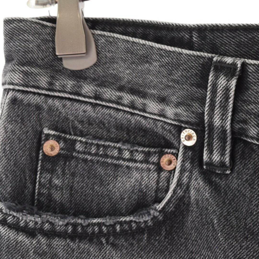 Balenciaga - BALENCIAGA バレンシアガ 22AW Flared denim ウォッシュ