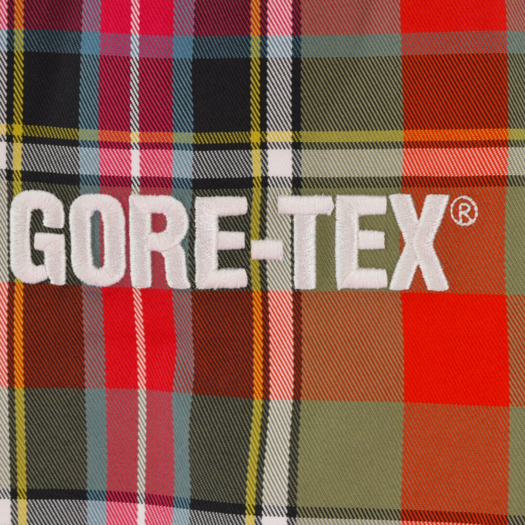 665センチ身幅SUPREME シュプリーム 19SS GORE-TEX Hooded Harrington Jacket ゴアテックス チェック総柄ジップアップハリントンジャケット マルチ