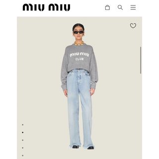 ミュウミュウ デニム/ジーンズ(レディース)の通販 38点 | miumiuの