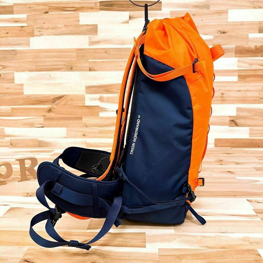 未使用【マムート】トリオン ノードワンド リュック 登山 28L オレンジ×紺