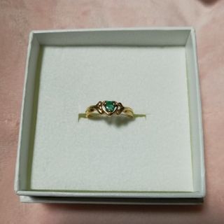 週末sale⭐K18 ☆エメラルドピンキーリング💍(リング(指輪))