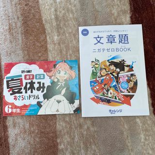 チャレンジ6年生　副教材2冊(語学/参考書)