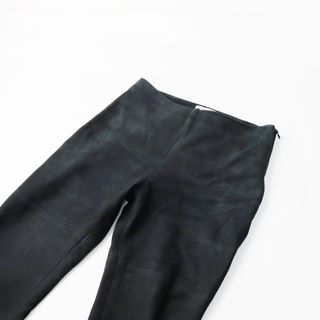 マディソンブルー(MADISONBLUE)のマディソンブルー MADISONBLUE  RUM NUBUCK FRINGE PANTS ヌバックレザーフリンジ レザーパンツ XS/ブラック 【2400013555395】(カジュアルパンツ)