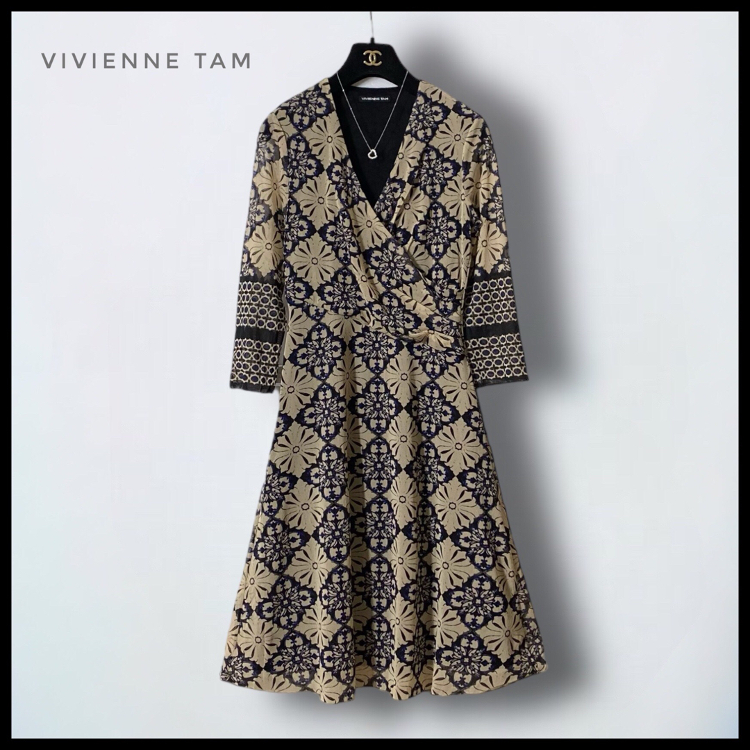 VIVIENNE TAM - 【VIVIENNE TAM】美品 パワーネット ラップ風