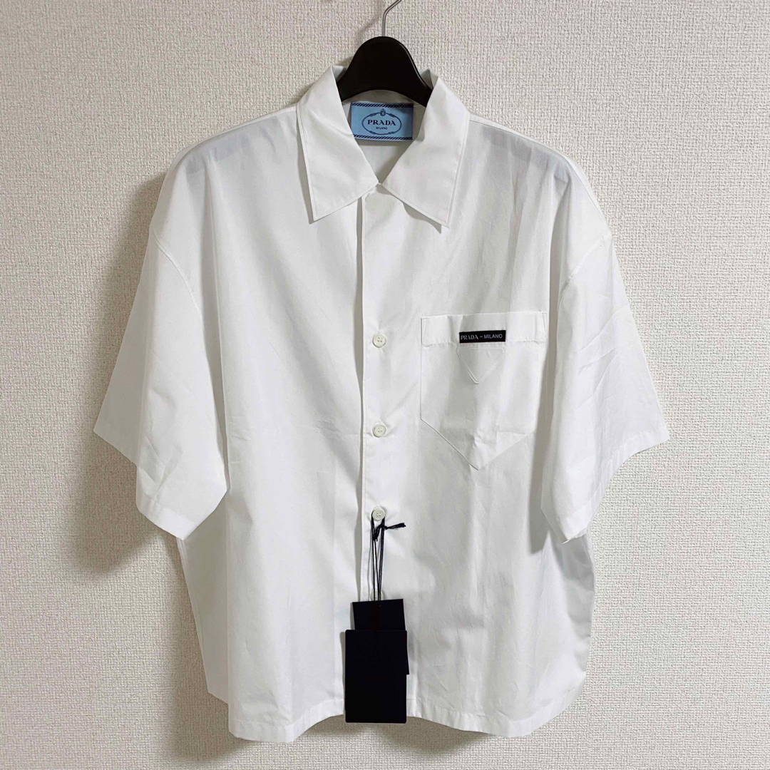 【新品未使用】PRADA プラダ 23SS オーバーサイズ 半袖シャツシャツ