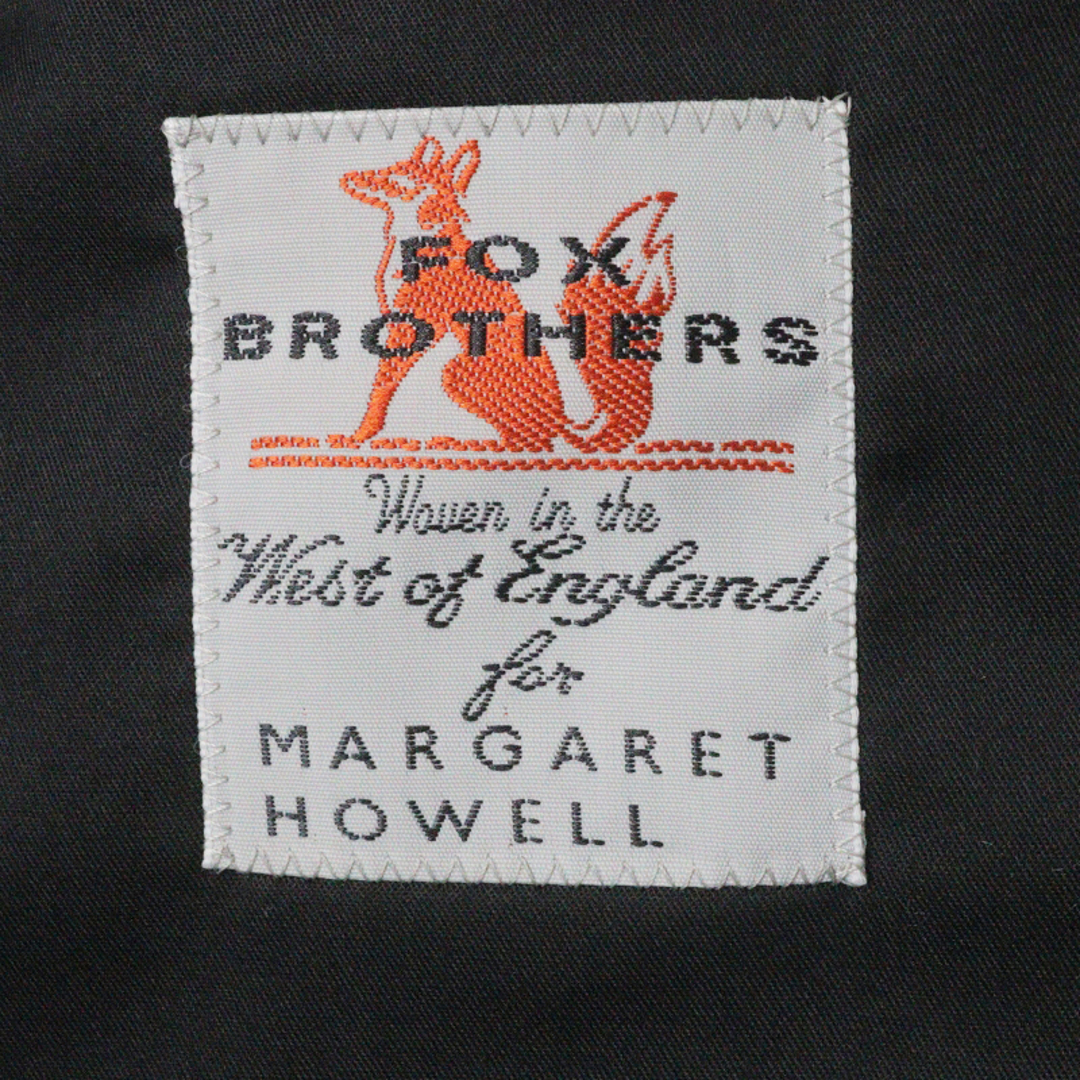 MARGARET HOWELL(マーガレットハウエル)の美品 2023SS マーガレットハウエル MARGARET HOWELL × FOX BROTHERS SUMMER WOOL ジャケット 1/ブラック 定価8.5万【2400013577212】 レディースのジャケット/アウター(テーラードジャケット)の商品写真