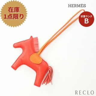 エルメス(Hermes)のロデオMM ルージュインディアン ローズジャイプール オレンジポピー バッグチャーム アニョーミロ レッド コーラルピンク オレンジ(キーホルダー)