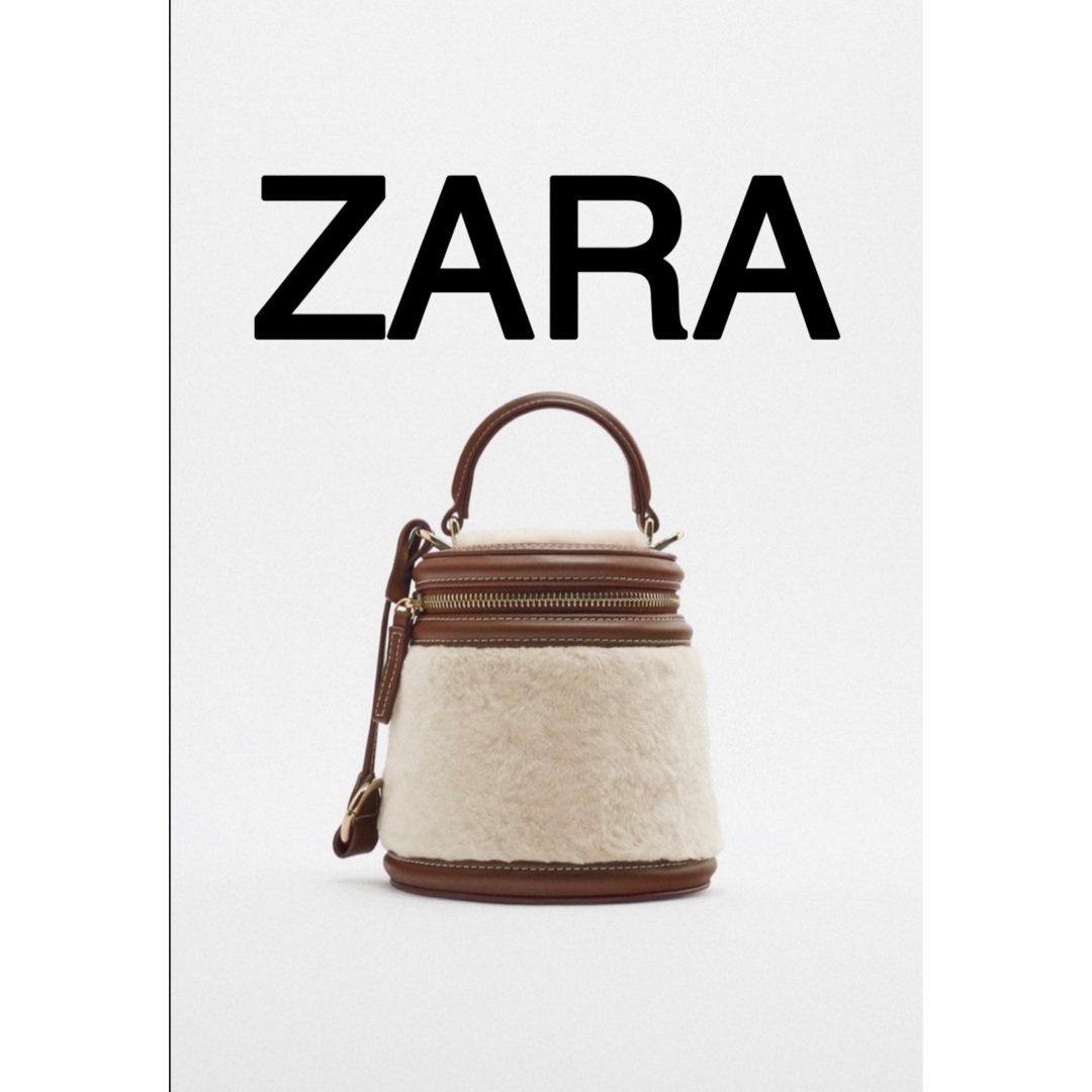 ZARA マルチカラーファーバック