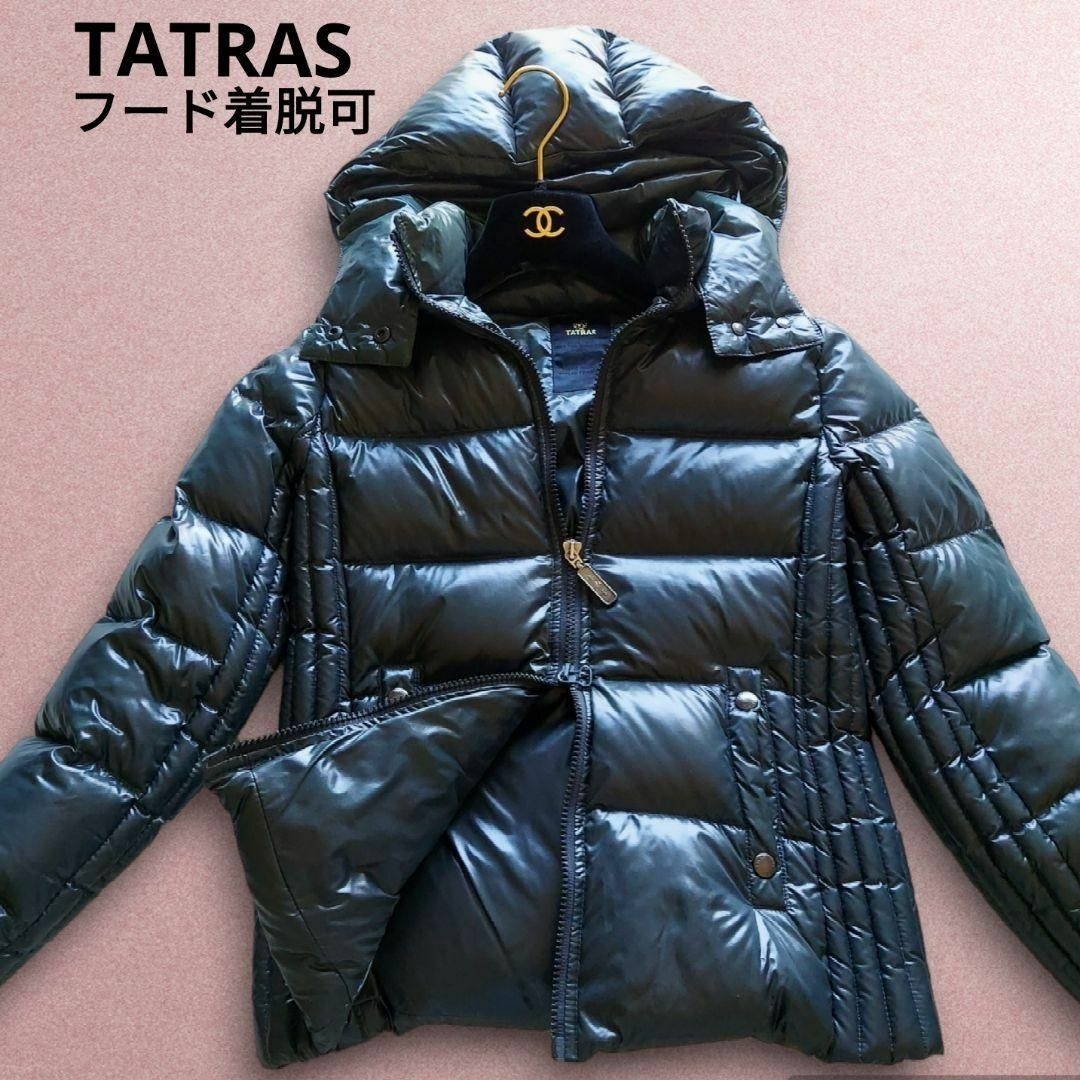 TATRAS(タトラス)のTATRAS　クルサ　ピュアグース　サイズ32　2way ダウンジャケット レディースのジャケット/アウター(ダウンジャケット)の商品写真