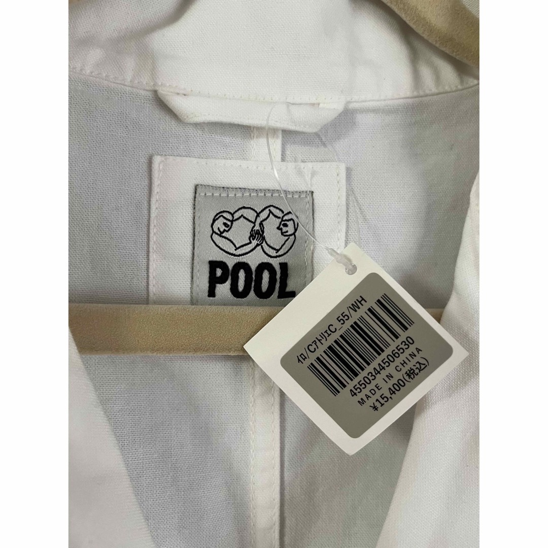 IDEE(イデー)の《未使用》IDEE POOL コート 白 レディースのジャケット/アウター(ロングコート)の商品写真