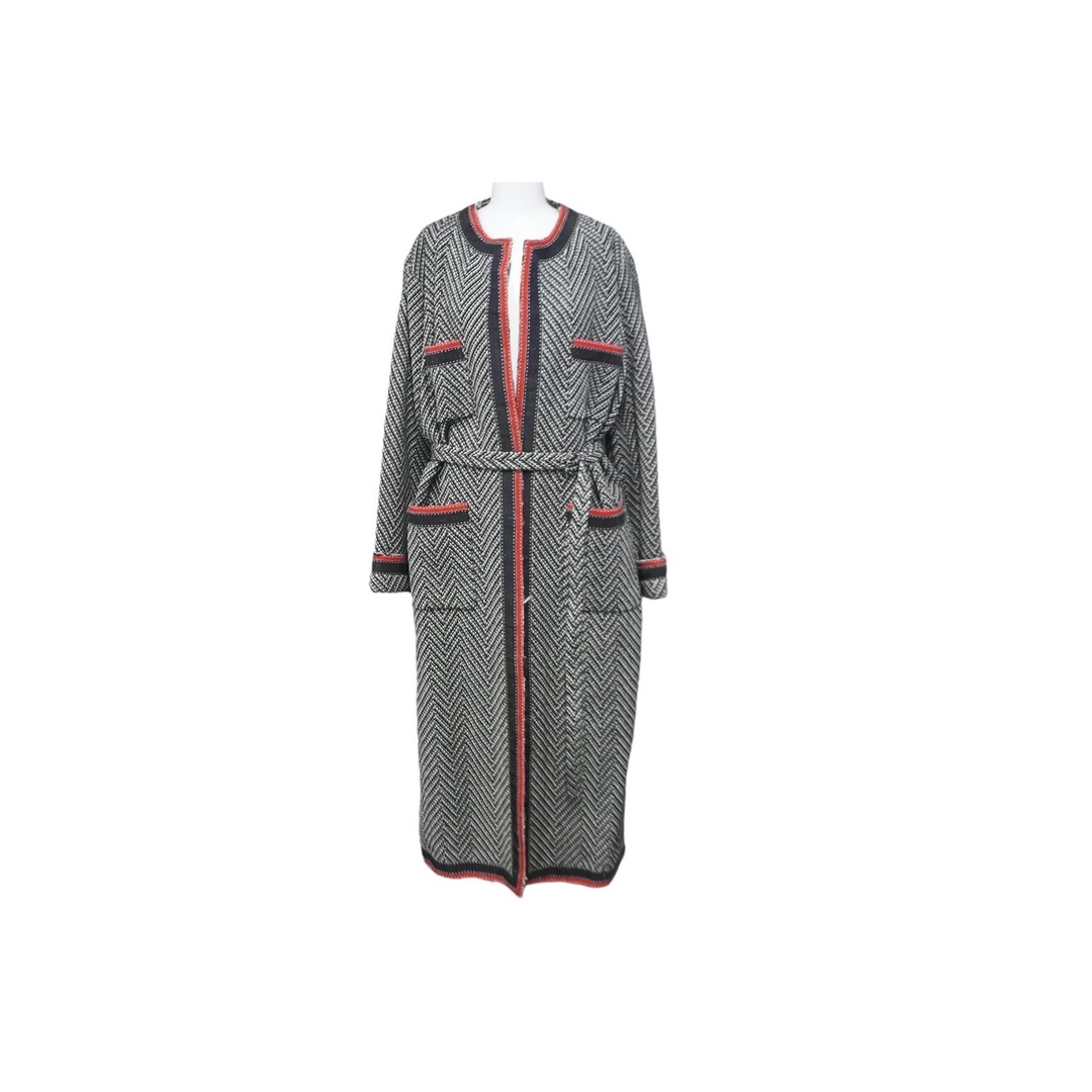 Gucci - GUCCI グッチ トレンチコート ロングコート ニット ウール