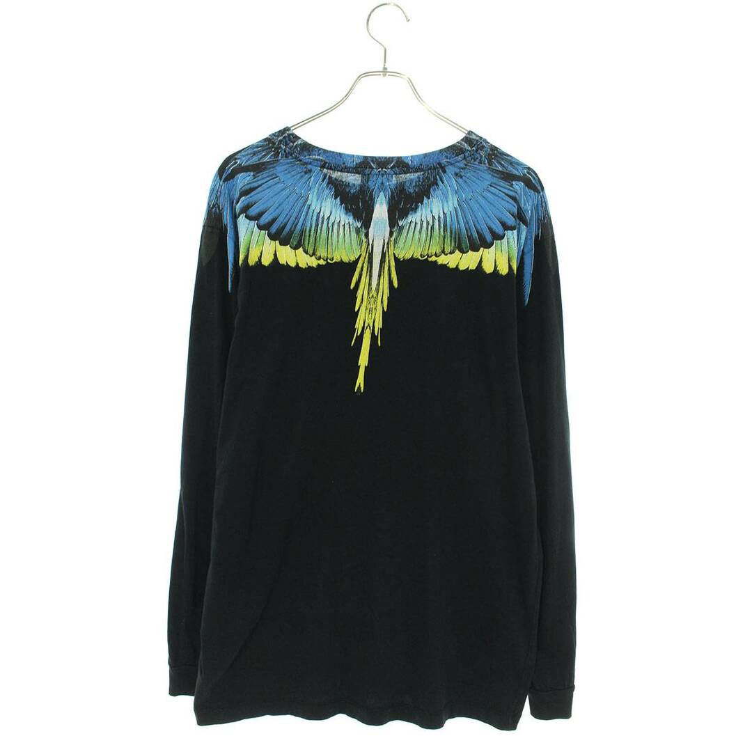 MARCELO BURLON(マルセロブロン)のマルセロバーロン  CMAB007S20JER001 フェザープリント長袖カットソー メンズ M メンズのトップス(Tシャツ/カットソー(七分/長袖))の商品写真