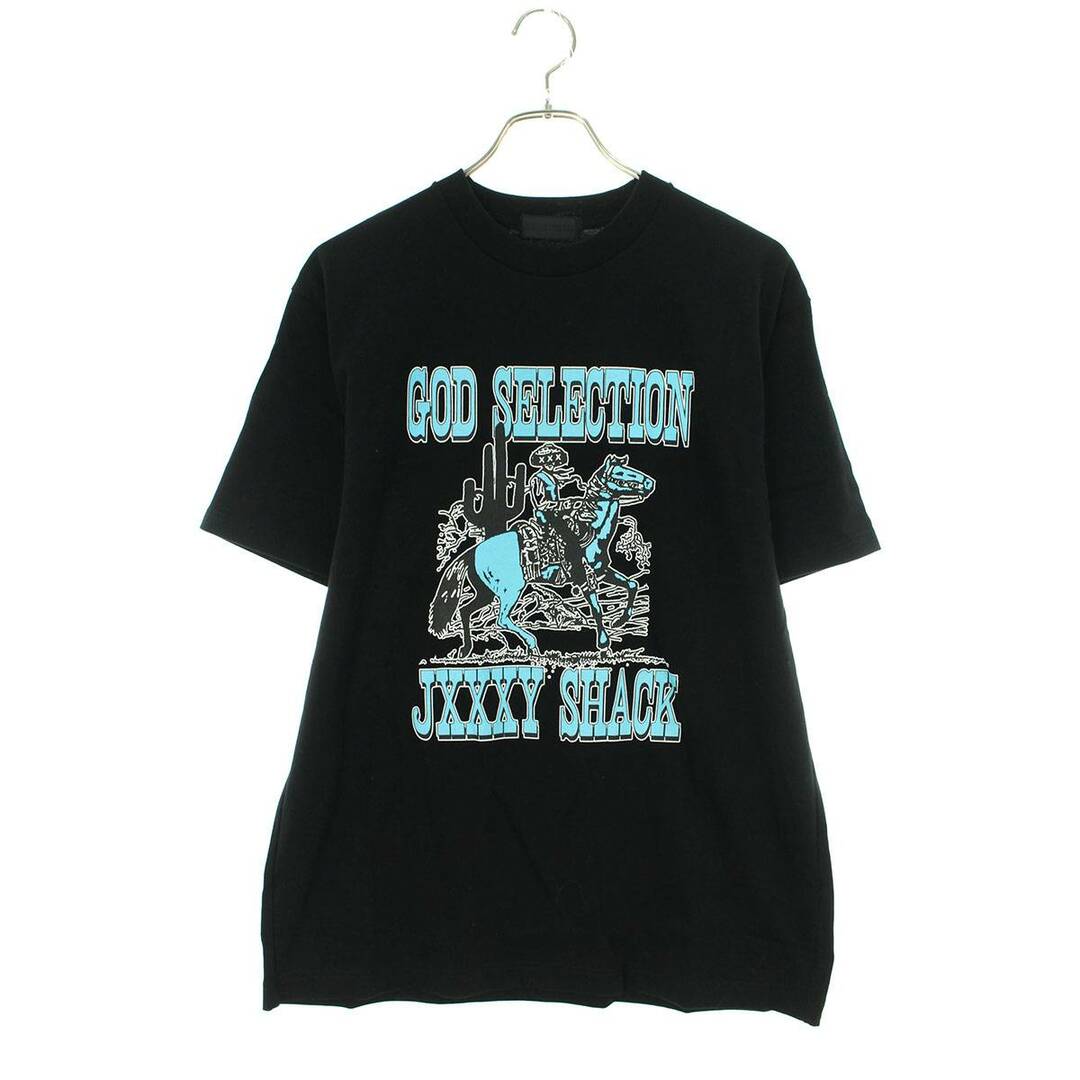 GOD SELECTION XXX(ゴッドセレクショントリプルエックス)のゴッドセレクショントリプルエックス  21AW  GX-A22-ST-12 ホースプリントTシャツ メンズ S メンズのトップス(Tシャツ/カットソー(半袖/袖なし))の商品写真