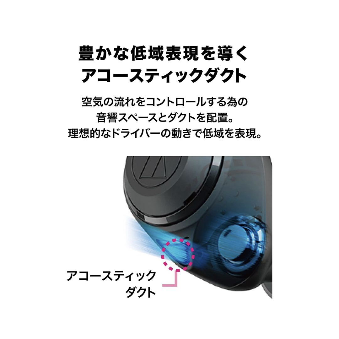 audio-technica(オーディオテクニカ)のオーディオテクニカ　ATH-CKS50TW スマホ/家電/カメラのオーディオ機器(ヘッドフォン/イヤフォン)の商品写真