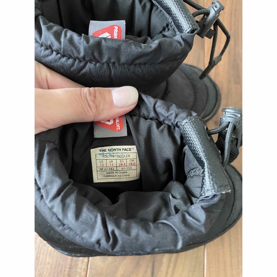 THE NORTH FACE(ザノースフェイス)のノースフェイス　18cm キッズ/ベビー/マタニティのキッズ靴/シューズ(15cm~)(ブーツ)の商品写真