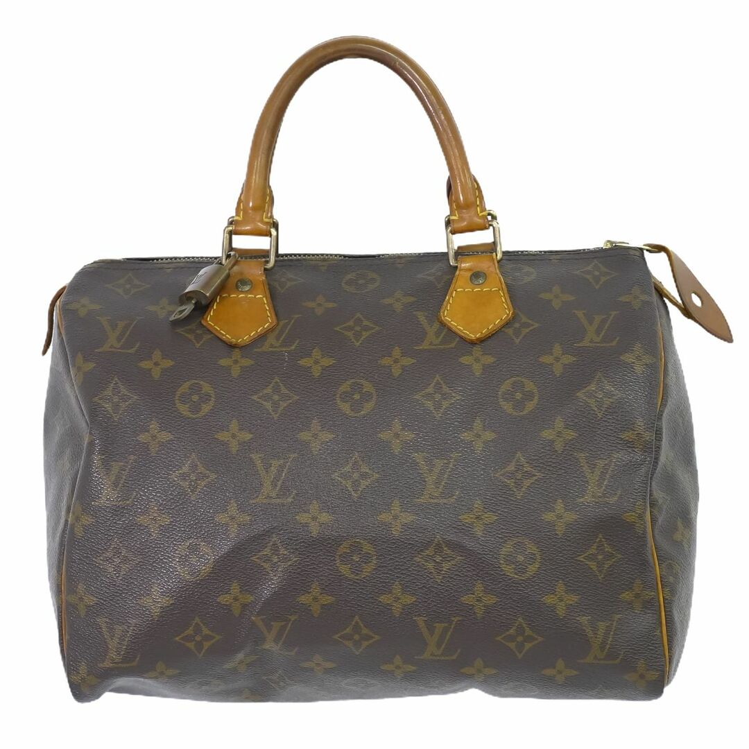 本物 ルイヴィトン LOUIS VUITTON LV スピーディ 30 モノグラム ミニボストンバッグ ハンドバッグ ブラウン M41108 Speedy ビトン バッグ