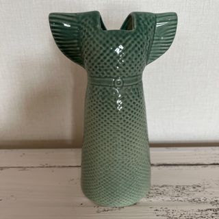 リサラーソン(Lisa Larson)のちょっとりん様ご専用　新品　リサラーソン  ドレス　花瓶　ミントグリーン(花瓶)