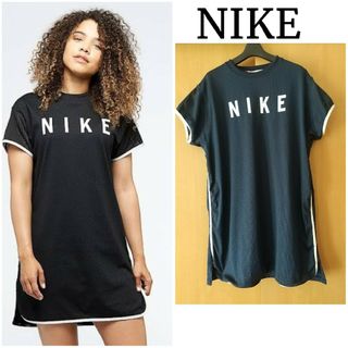 【新品タグ付き】NIKE メッシュスリーブワンピース