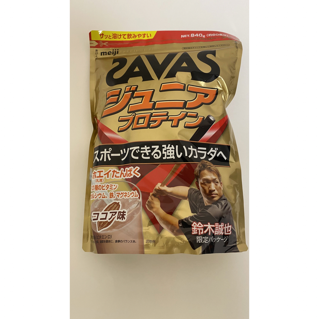 SAVAS(ザバス)の明治 ザバス ジュニアプロテイン ココア 840g 食品/飲料/酒の健康食品(プロテイン)の商品写真