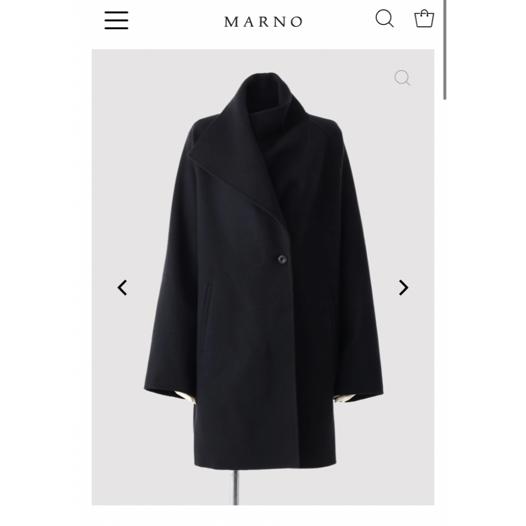 marno ines coat blackの通販 by limone's shop|ラクマ marno ines coat blackの通販 by limone's shop|ラクマ