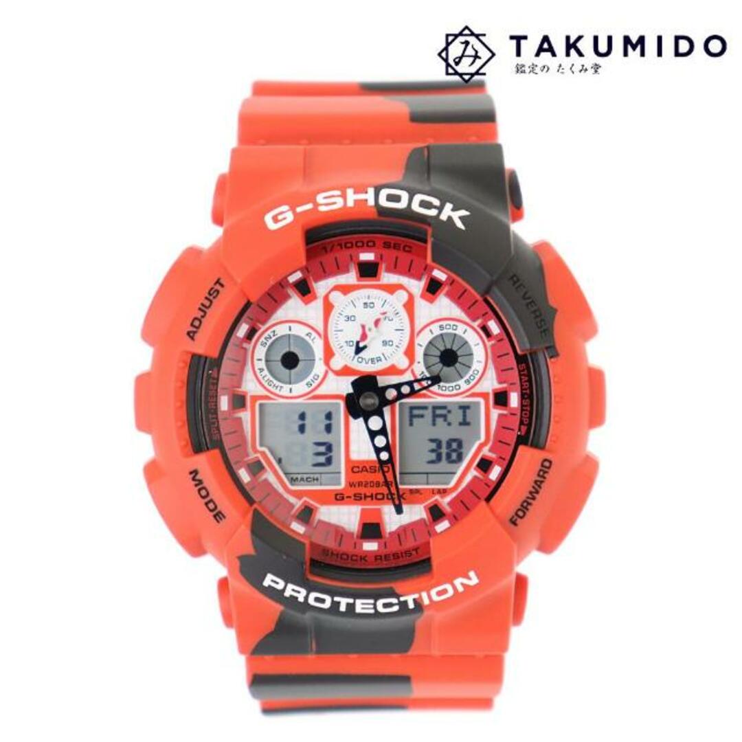 カシオ メンズ腕時計G-SHOCK GA-100JK-4AJR 錦鯉 アナデジ クオーツ 未使用 ブラック レッド CASIO 【中古】 |  ジーショック 電池式 QZ 黒 赤 ブランド ウォッチ ファッション 美品 プレゼント | フリマアプリ ラクマ