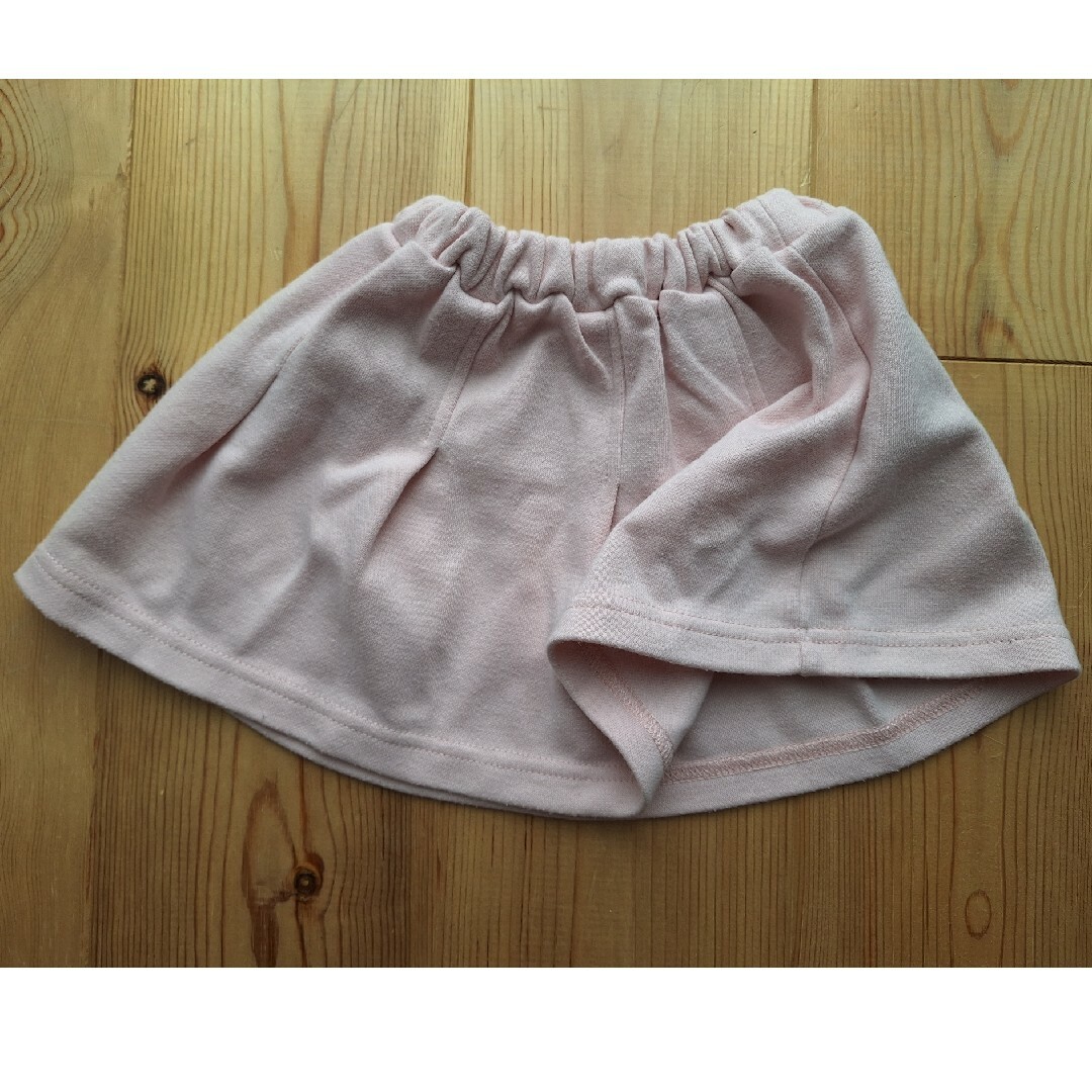 Combi mini(コンビミニ)のCombi mini　ｺﾝﾋﾞﾐﾆ　スカート　ﾋﾟﾝｸ　90ｻｲｽﾞ キッズ/ベビー/マタニティのキッズ服女の子用(90cm~)(スカート)の商品写真