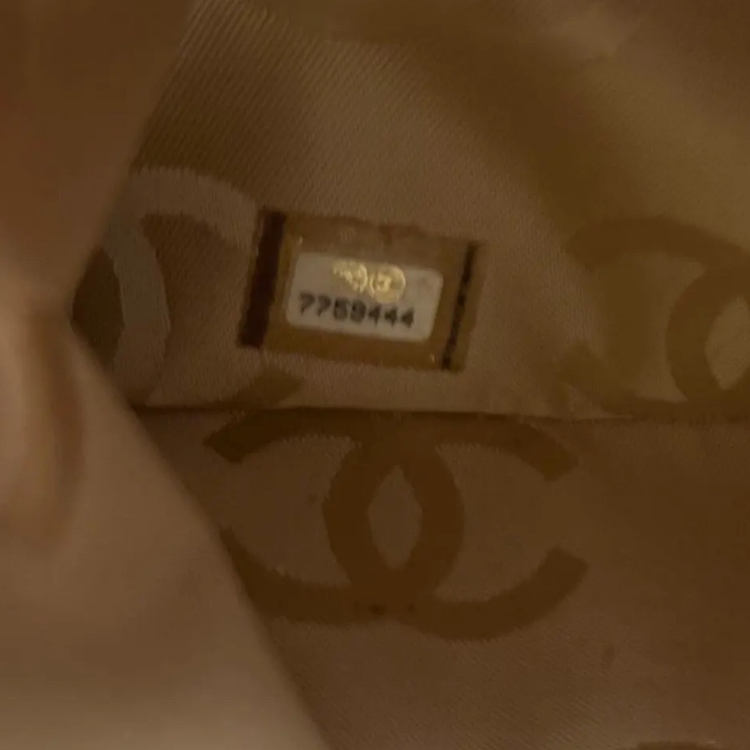 CHANEL(シャネル)のシャネル　トートバッグ　Chanel vintage ヴィンテージ　ベージュ レディースのバッグ(トートバッグ)の商品写真