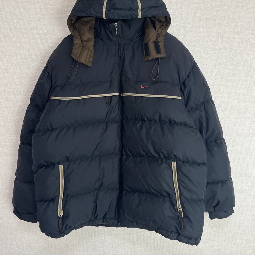 NIKE ナイキ ダウンジャケット 90s フェザー混 ブラック 美品 L